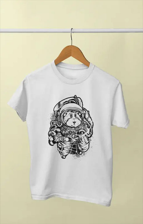 Boy Round Neck Half Sleeve Yguineapig - 24-35M / White